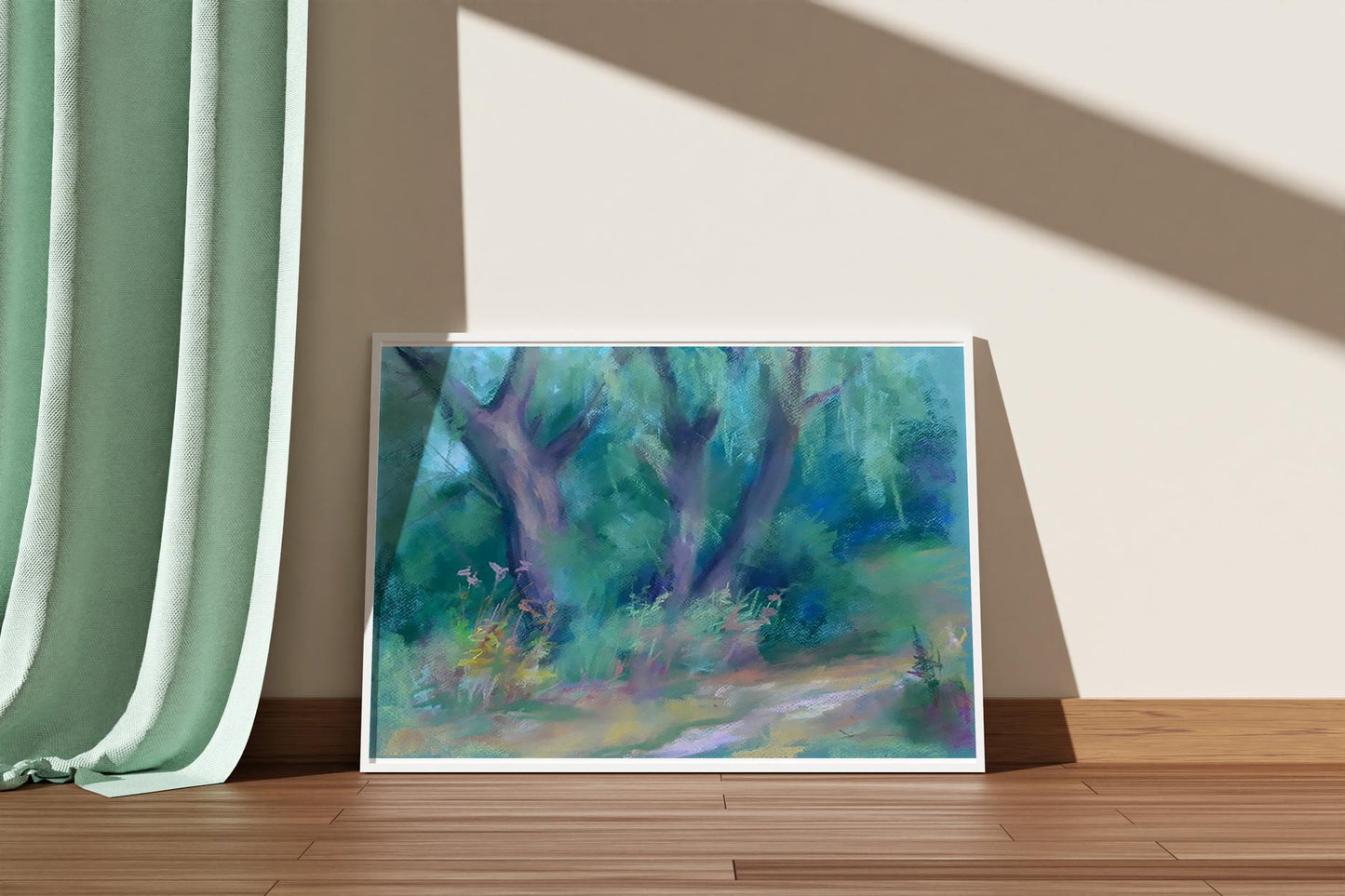 Pastel painting