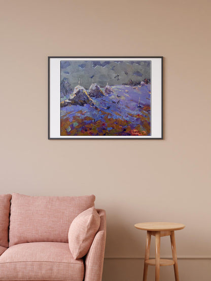 Village landscape Art 