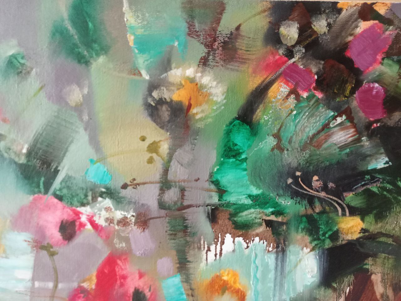 Oil painting Flora
