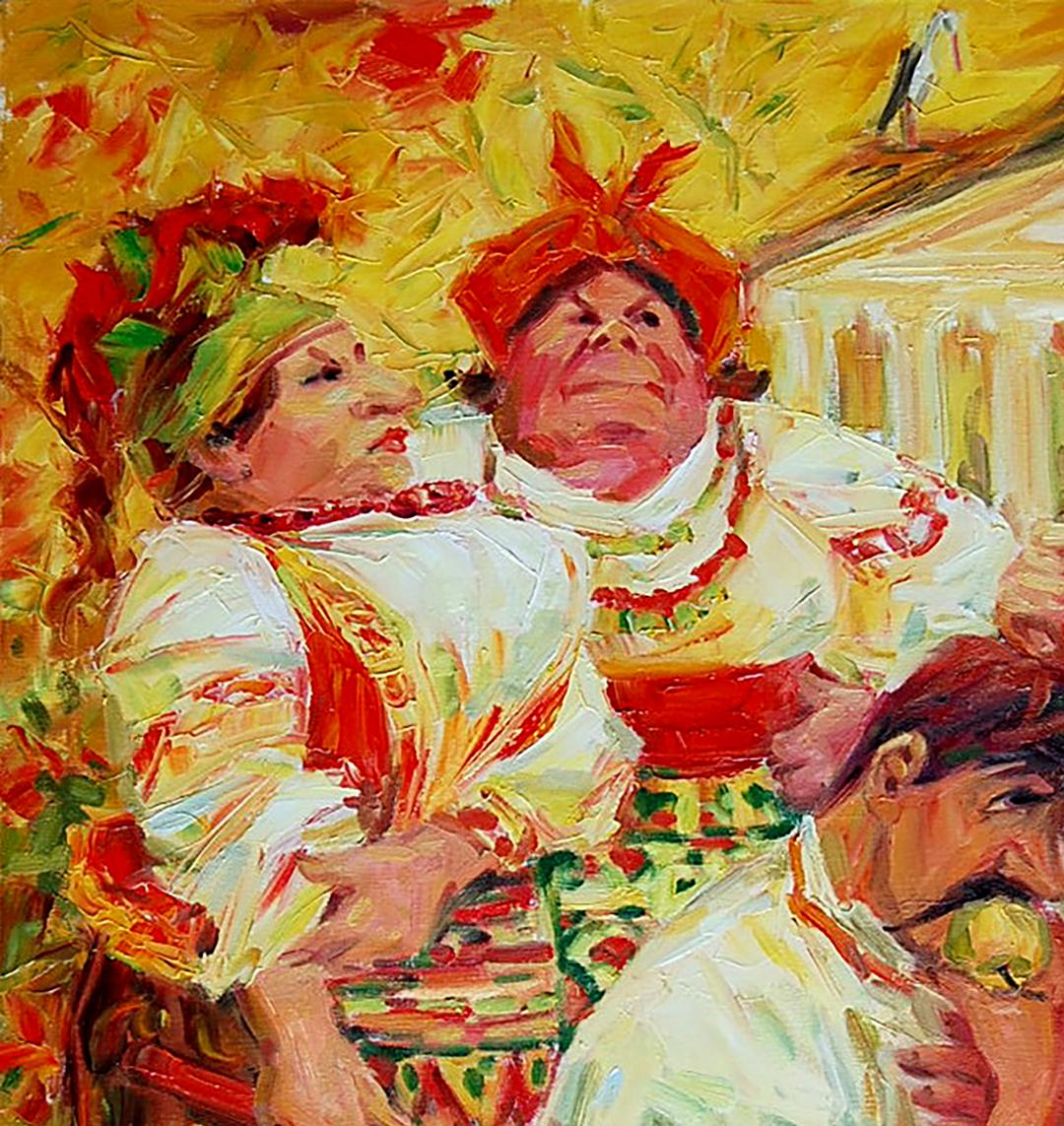 Oil painting Ukraine People  