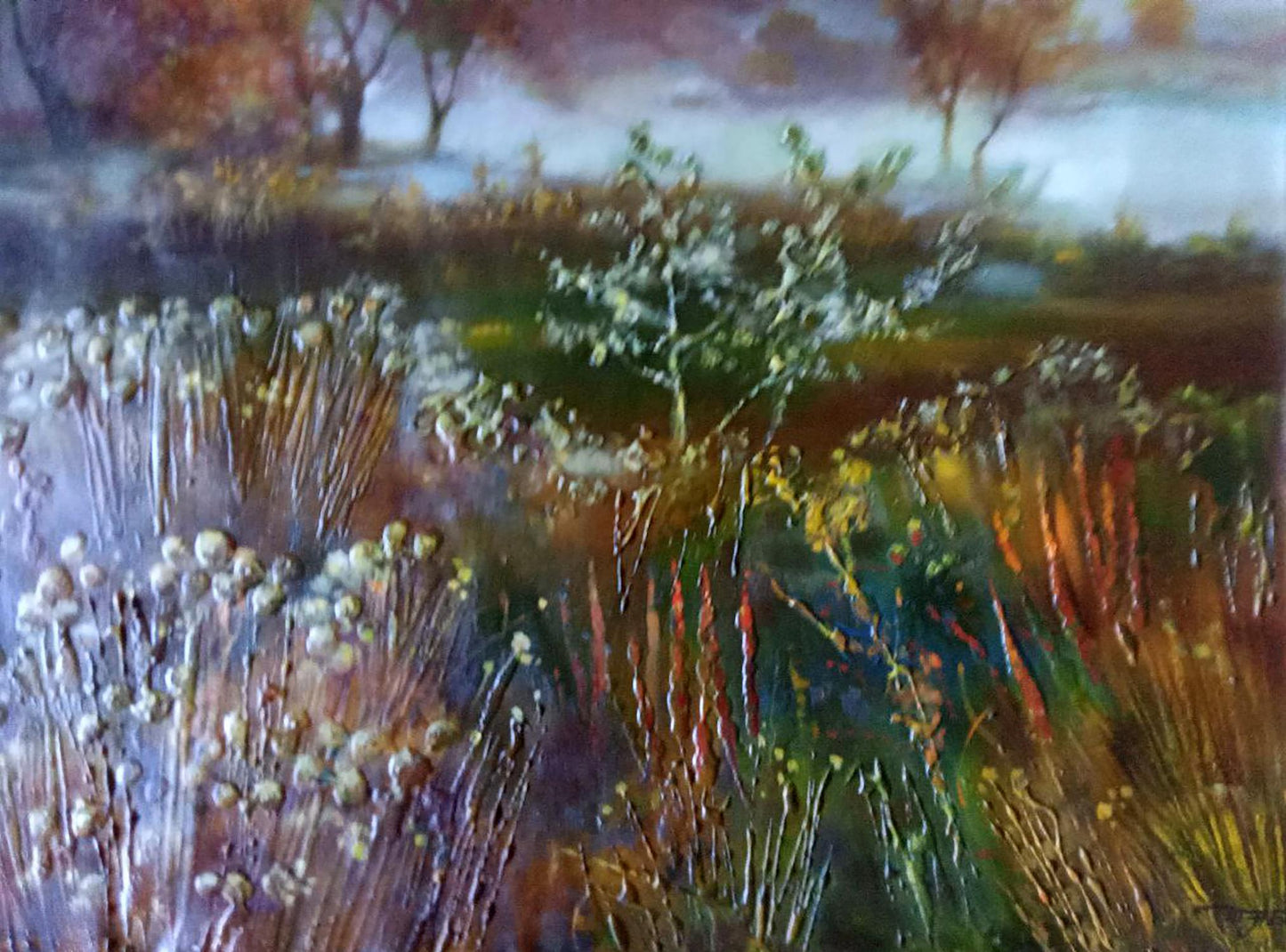 Abstract oil painting 