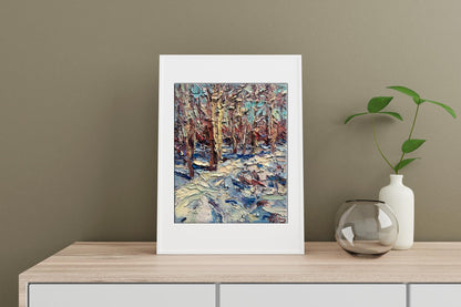 Oil painting Forest 