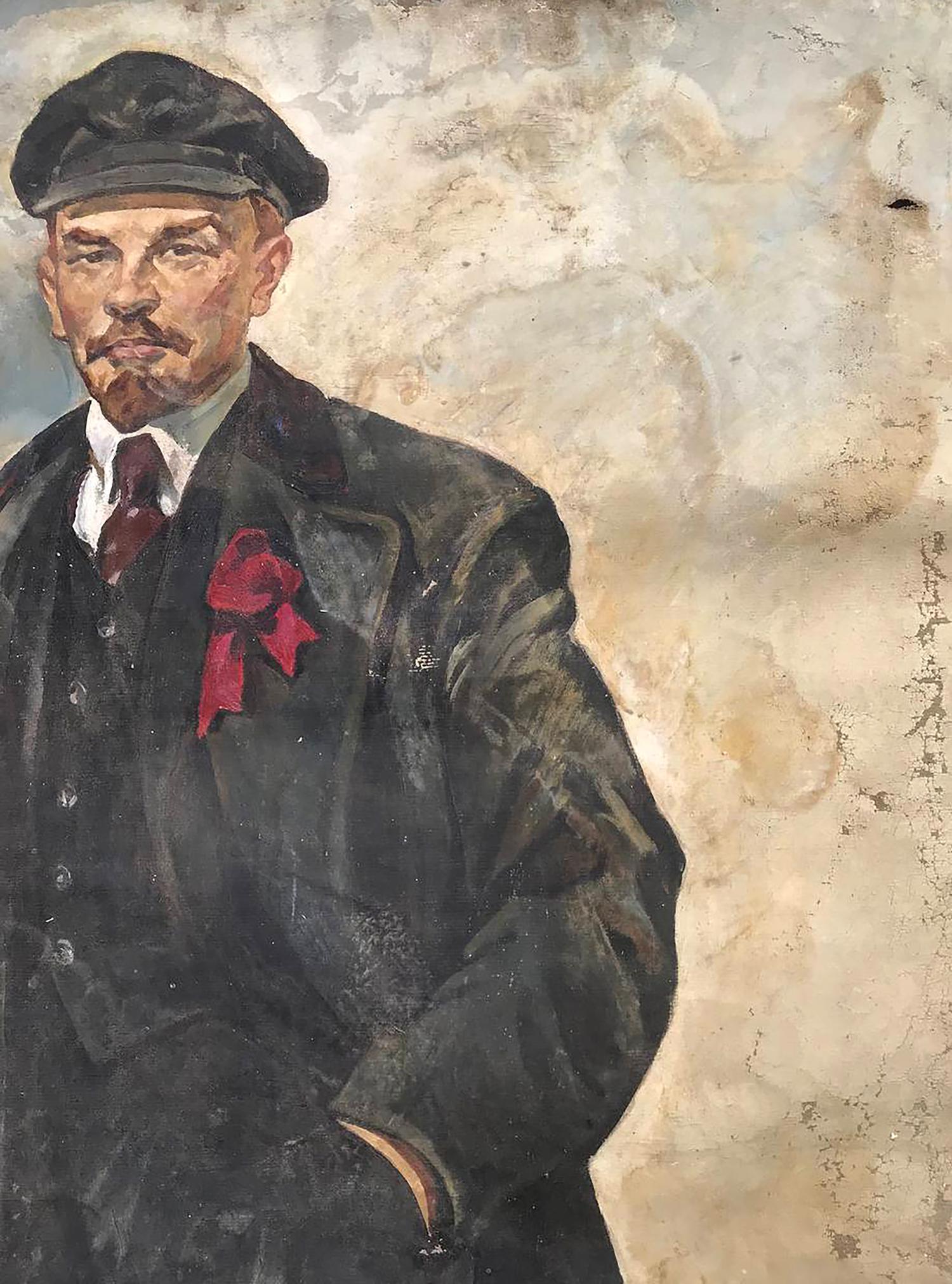 Oil painting portrait of Lenin by Filatov Konstantin Vladimirovich