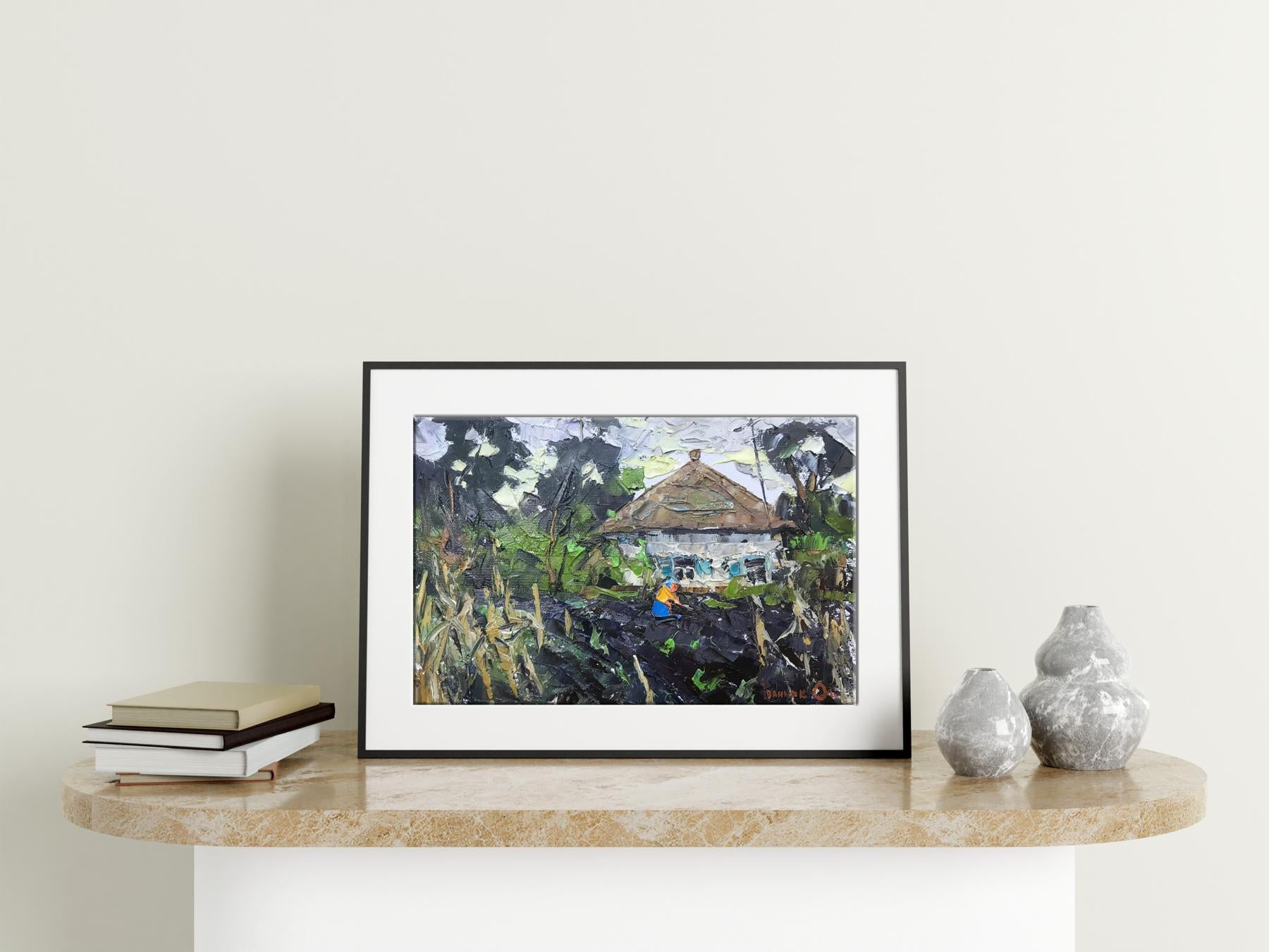 Village landscape Art 