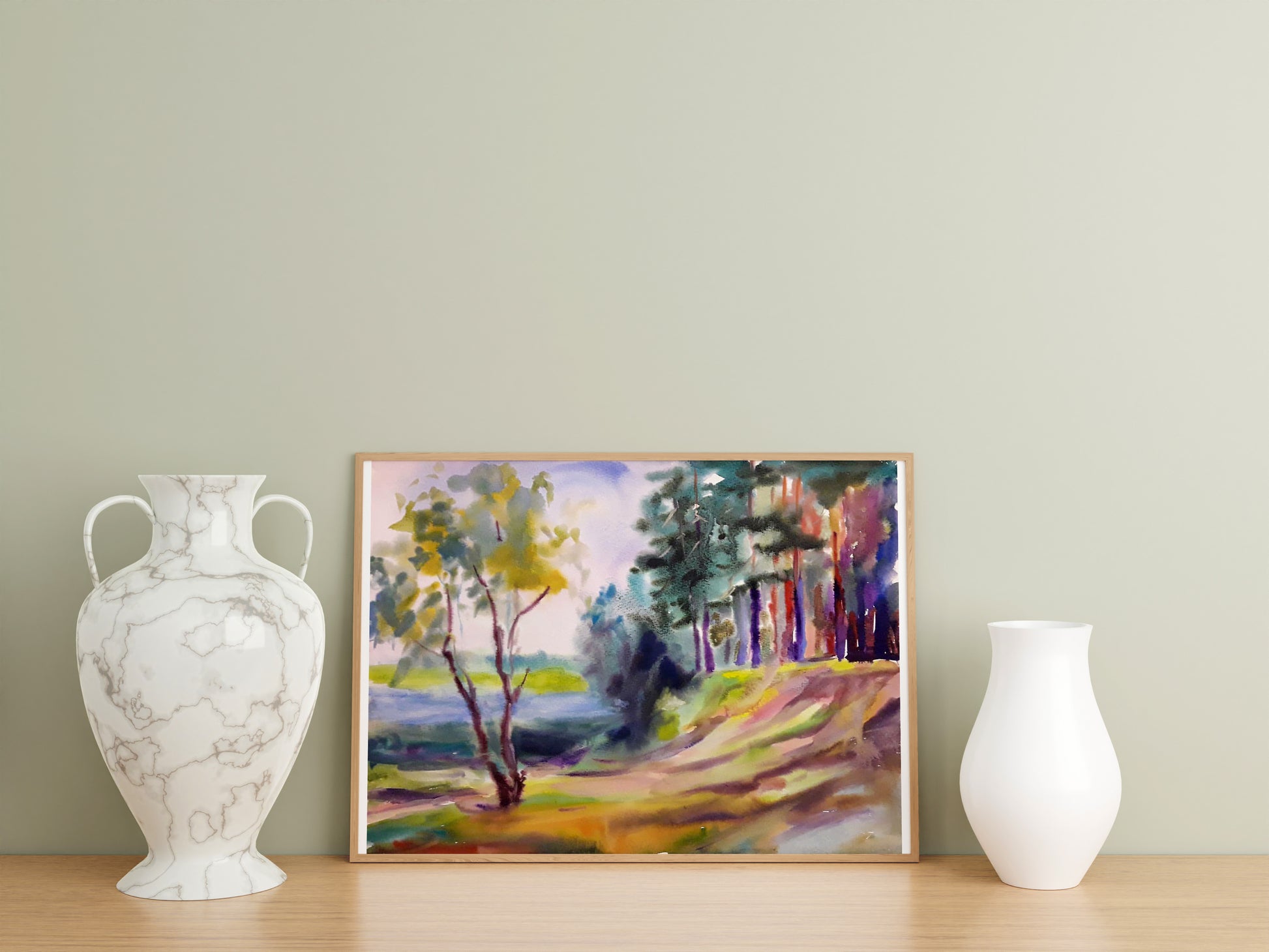 Watercolor painting
