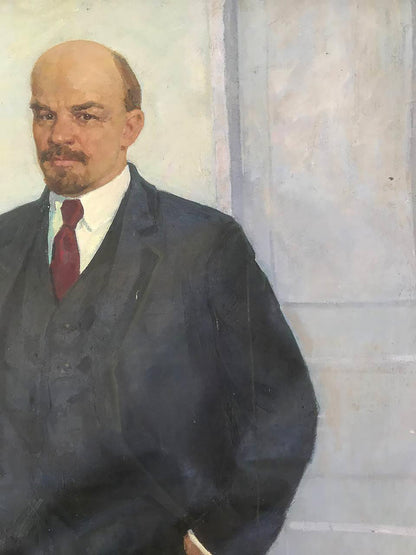 Oil painting portrait of Vladimir Lenin by Bilan Petr Ilyich