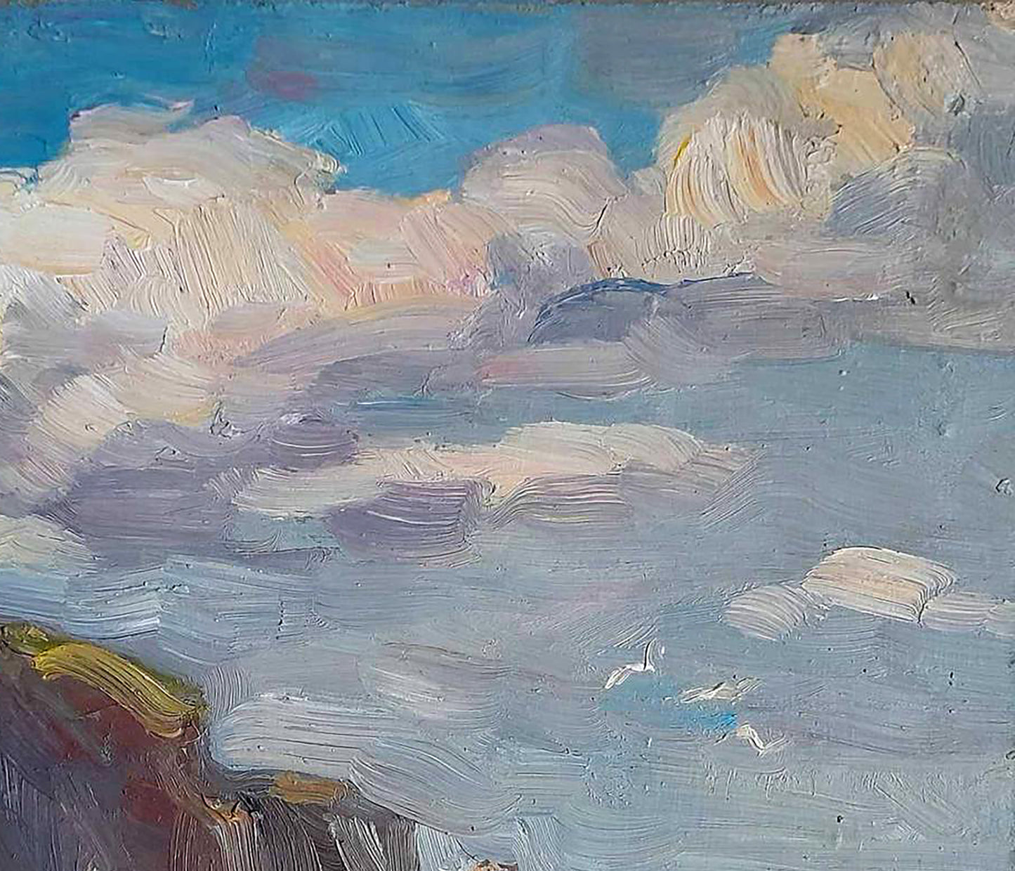 Oil painting Sea Landscape 
