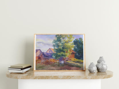 Watercolor painting