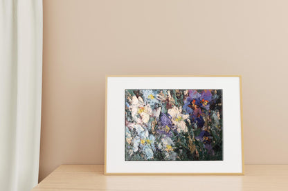 Oil painting flowers