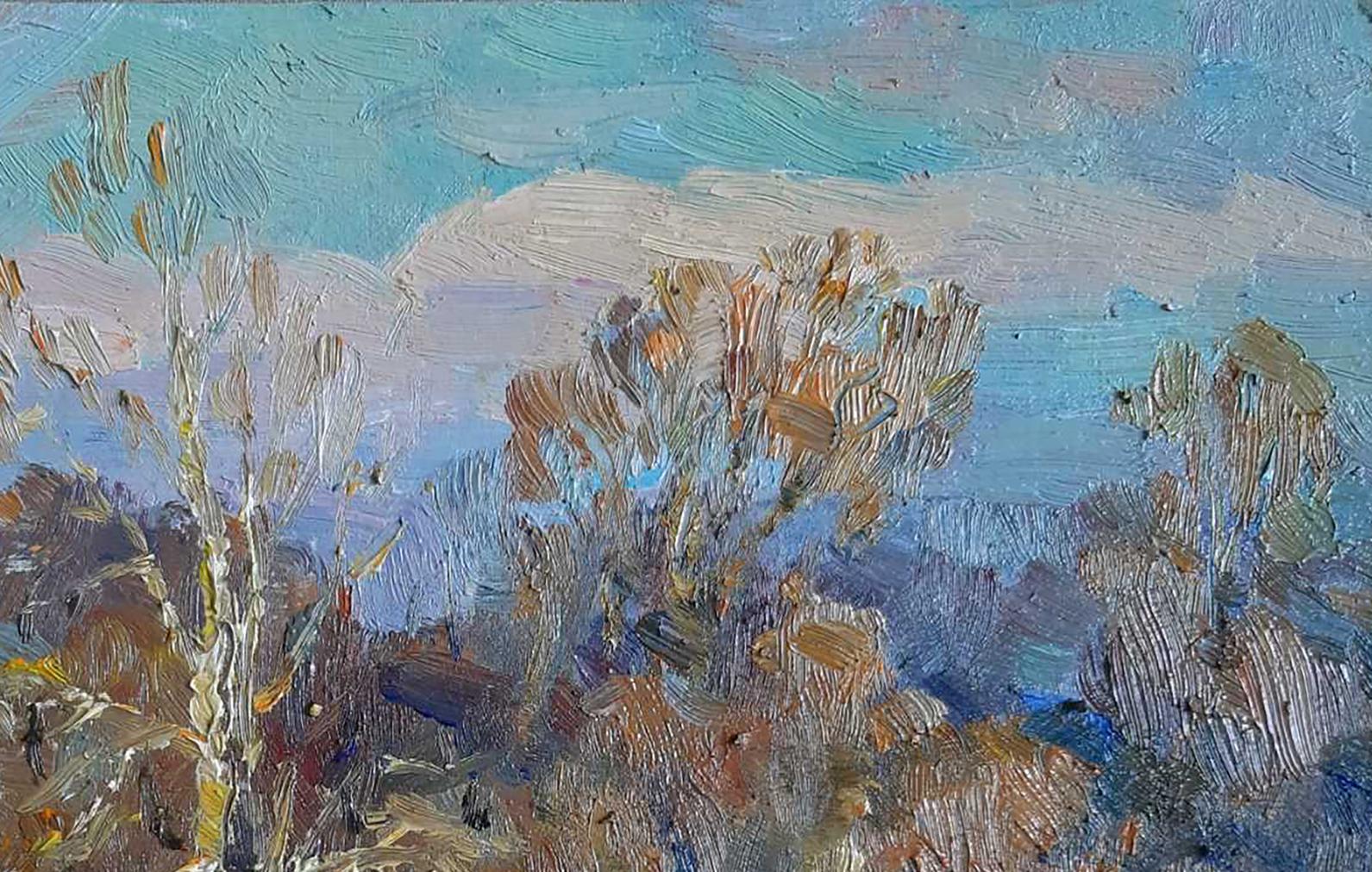 Oil Painting Autumn Nature Landscape 