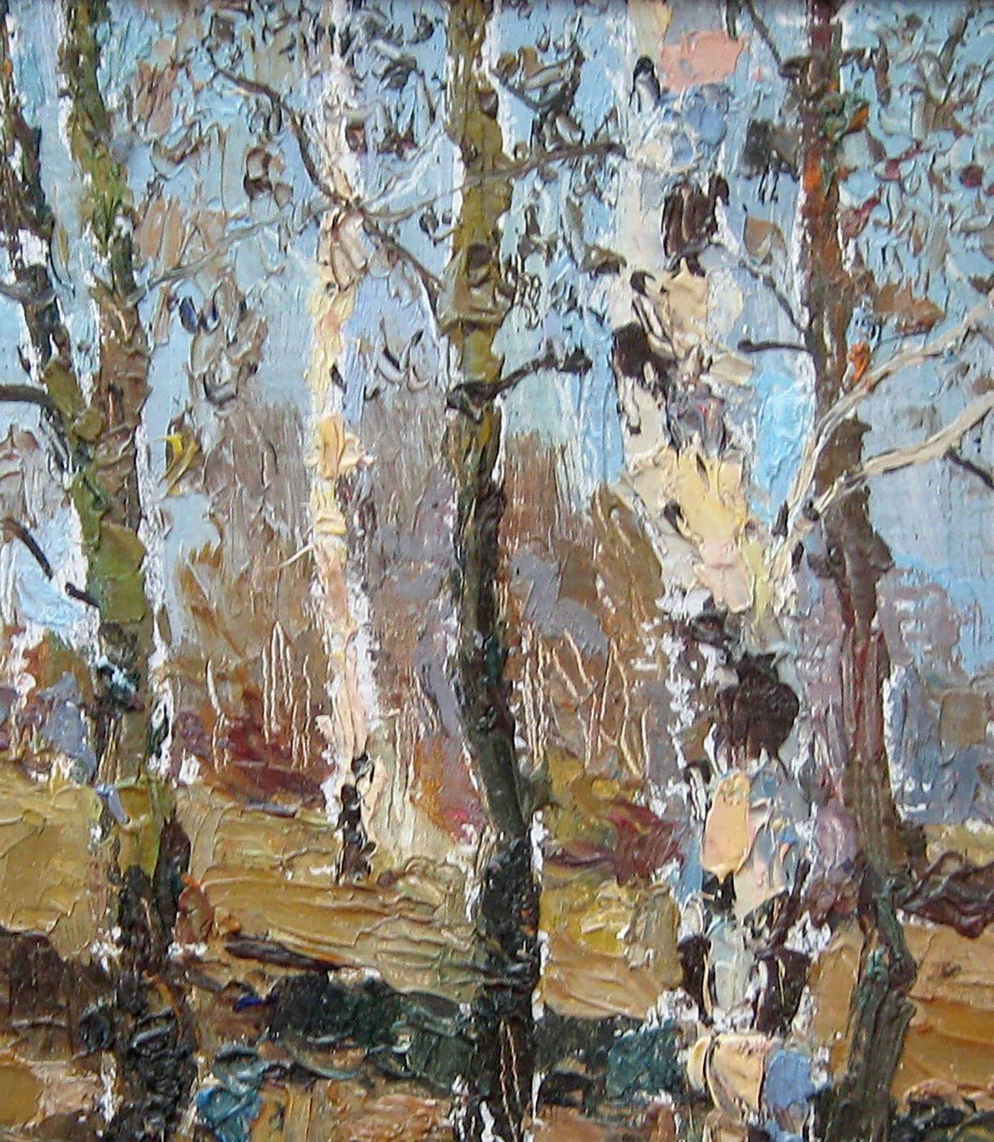 Oil Painting Spring Nature Landscape 