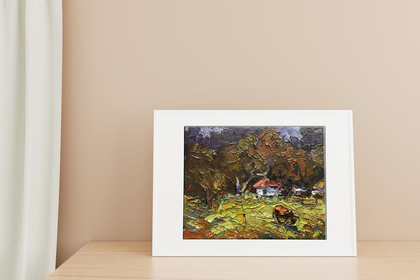 Village landscape Art 