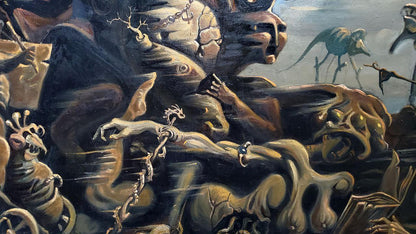 Surreal Last Judgment of Paris oil painting by Daniil Olegovich Litvinov
