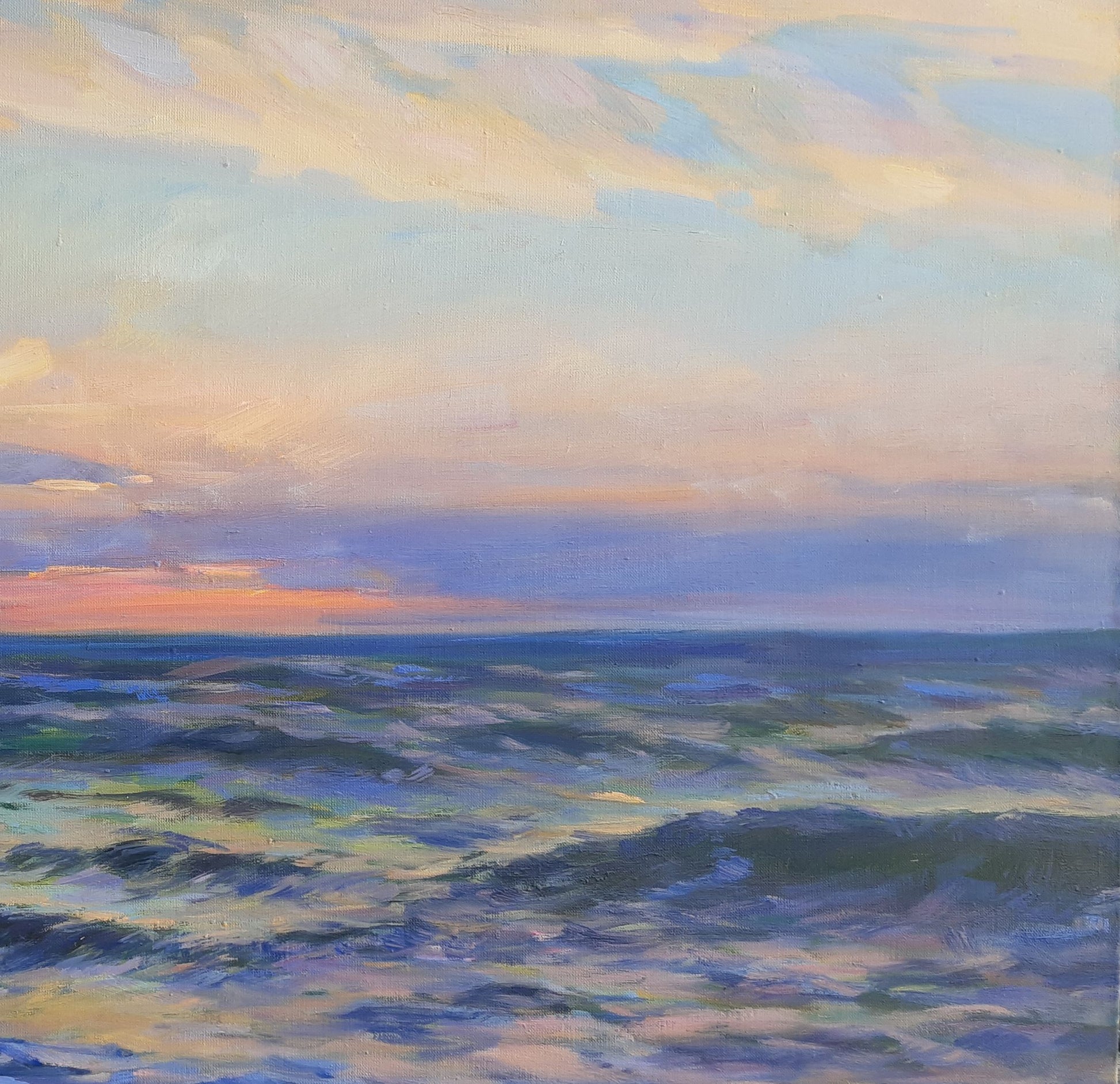 Evening at Sea oil painting by Vyacheslav Pereta