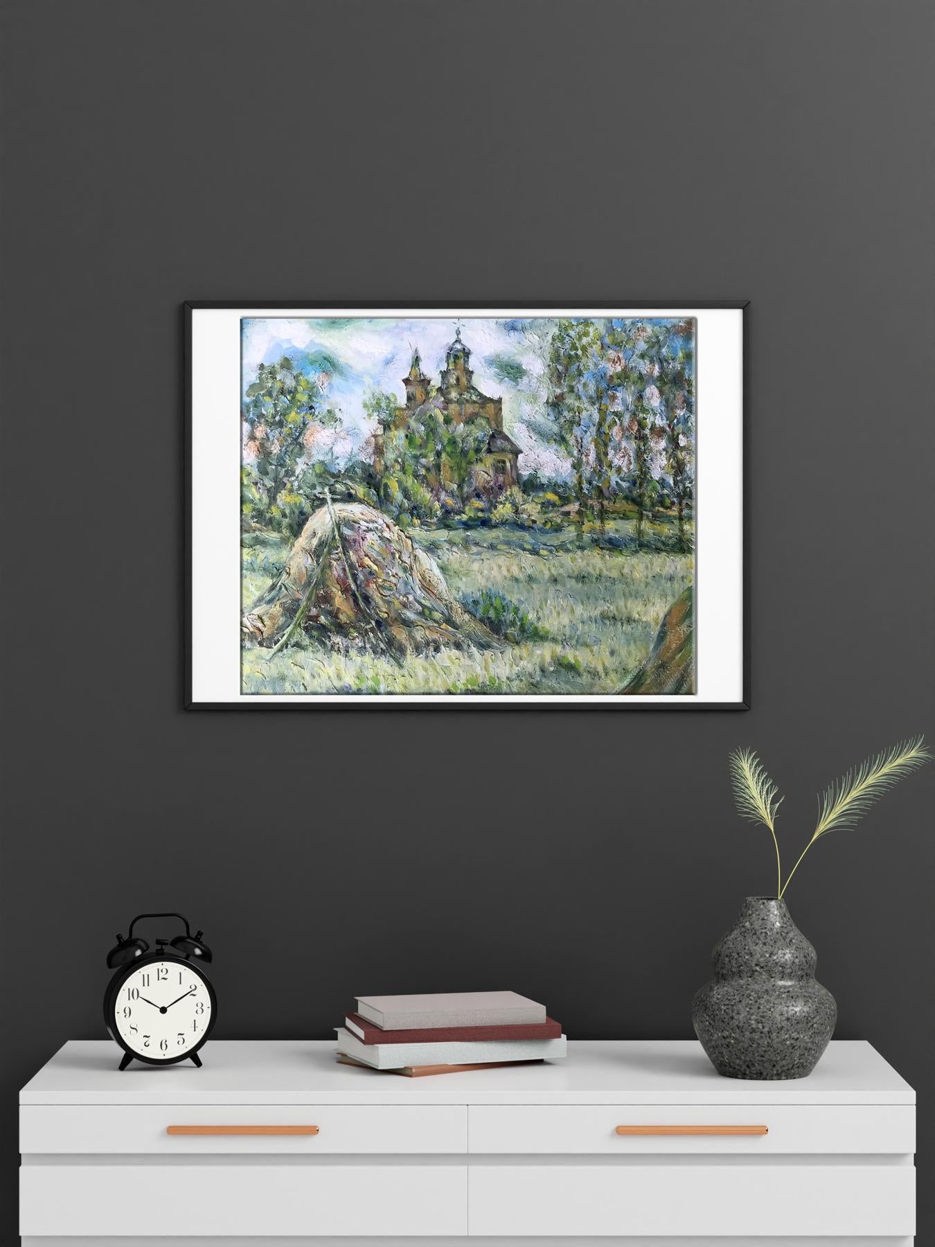 Oil painting Church 