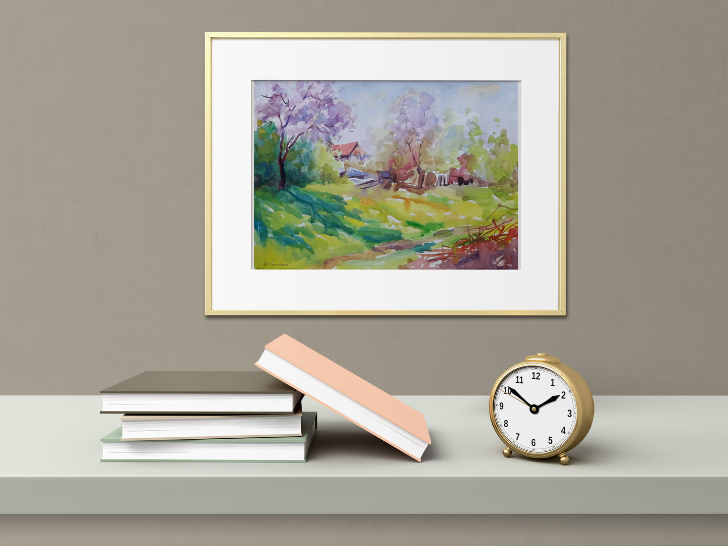 Watercolor painting