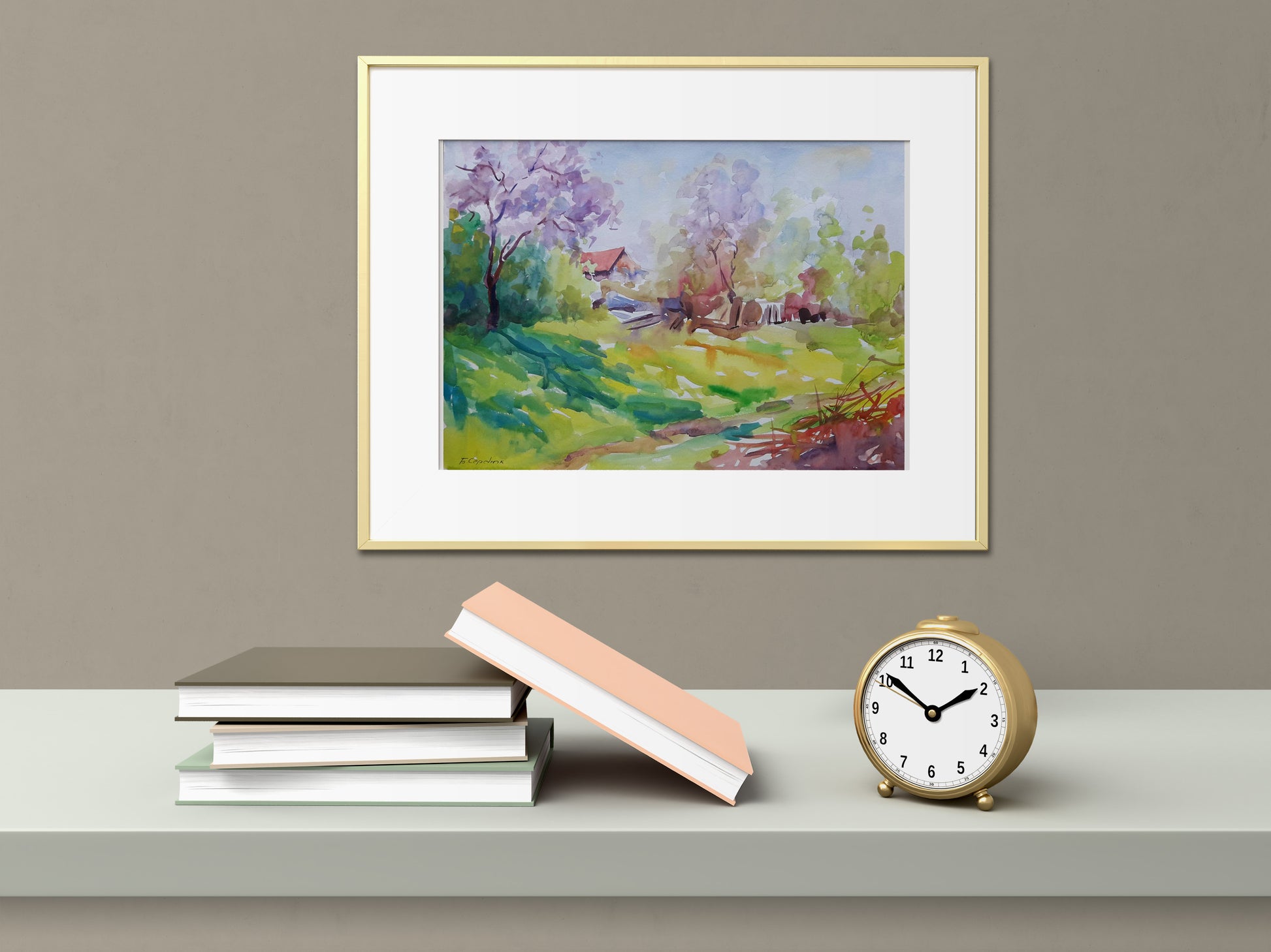 Watercolor painting