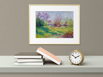 Watercolor painting