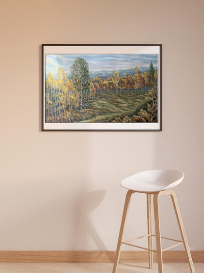 Oil painting Autumn