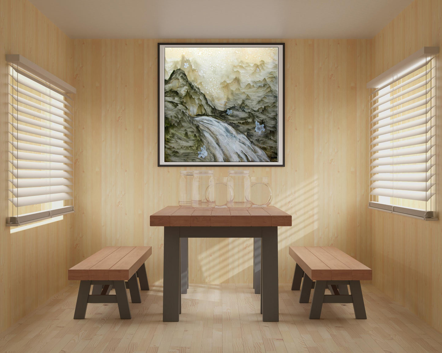 oil landscape painting decor