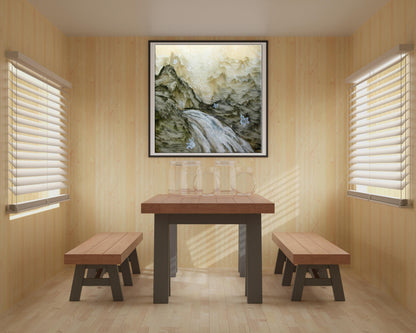 oil landscape painting decor