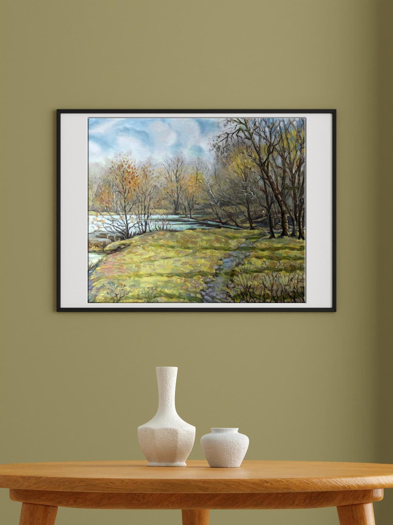 Oil painting spring 