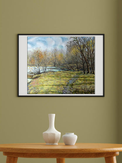 Oil painting spring 