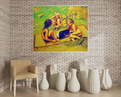 Oil painting Photorealism  