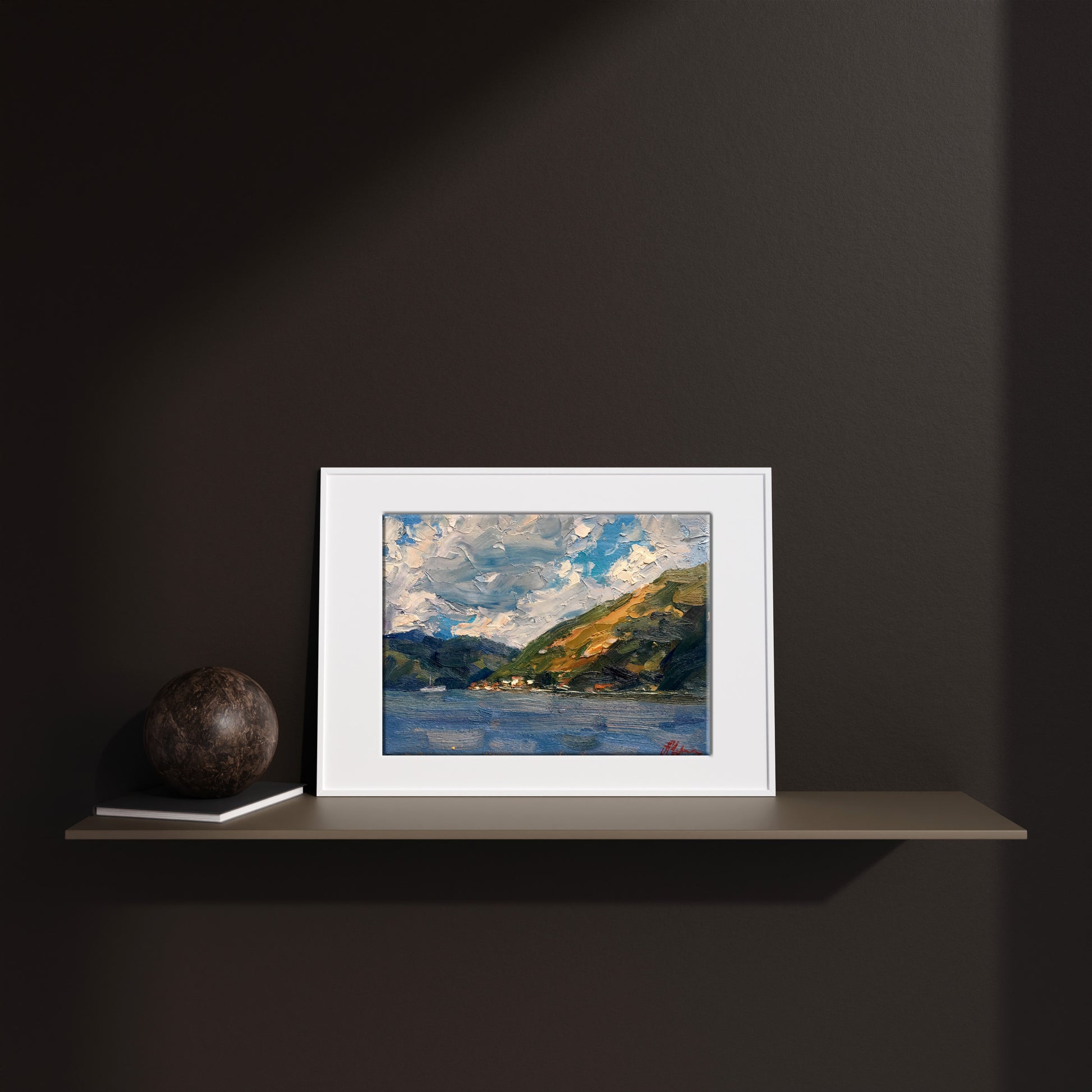 Oil painting flood 