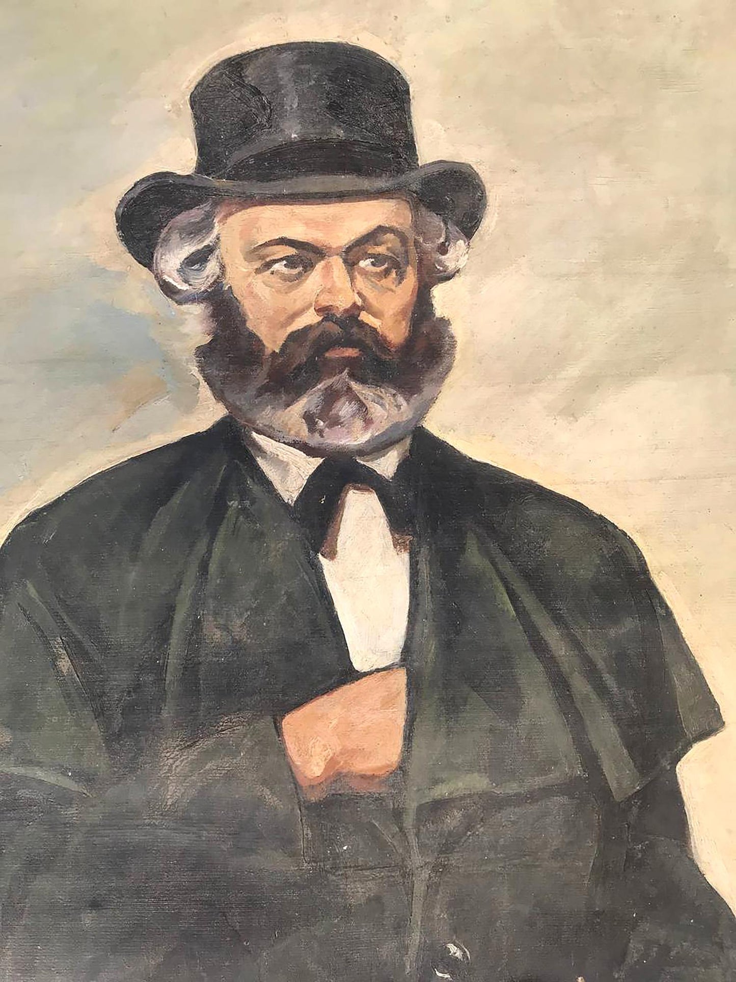 Oil painting of Karl Marx by Filatov Konstantin Vladimirovich