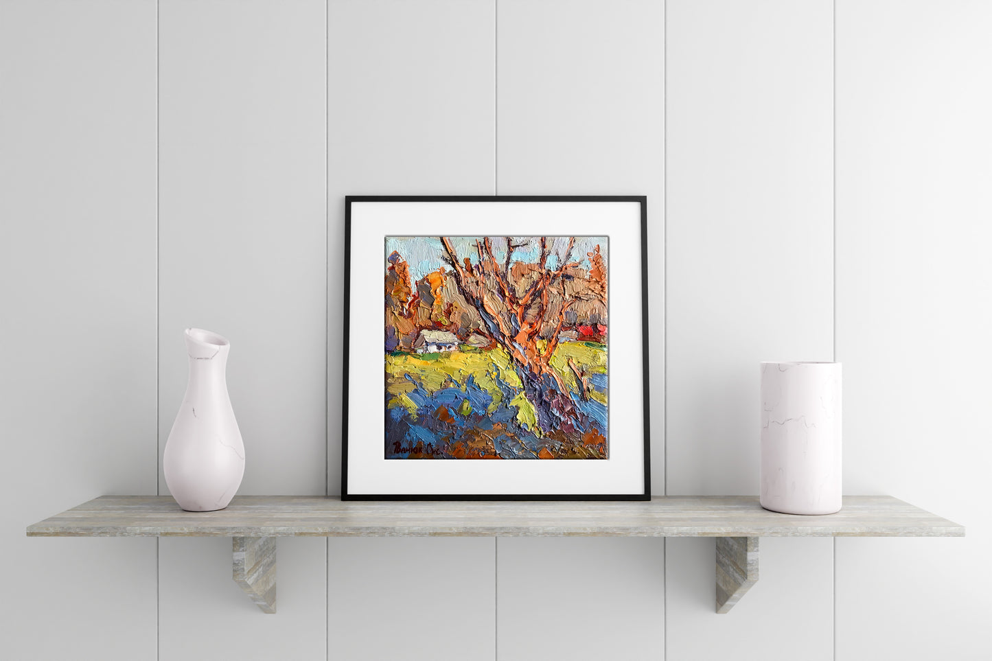 Village landscape Art 