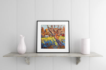 Village landscape Art 