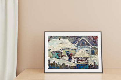 Village landscape Art 