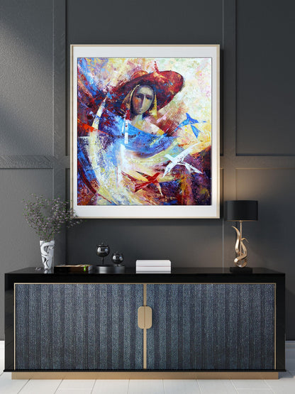 Miss captured in oil by Ivan Kirilenko