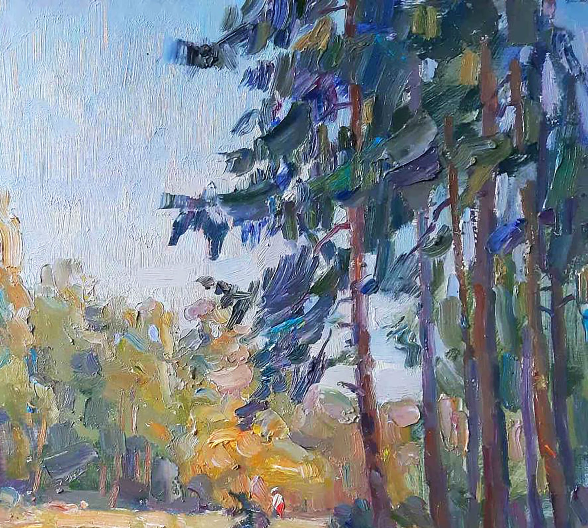 Oil Painting Forest Nature Landscape 