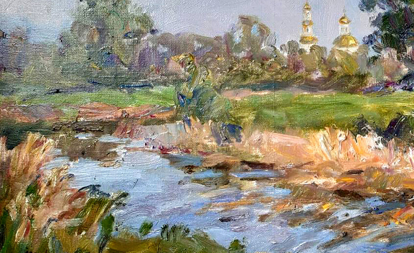 Oil Painting Urban landscape  