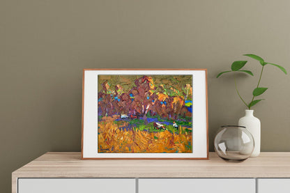 Oil Painting Nature Landscape 