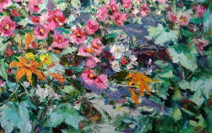Oil Painting Flowers  Nature Landscape 
