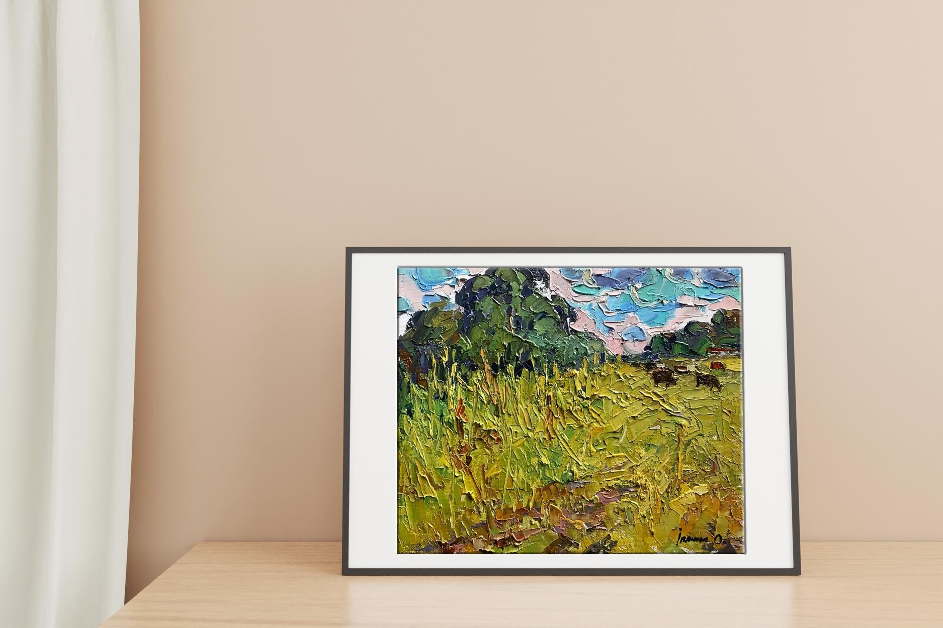 Village landscape Art 