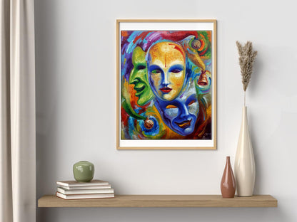 Abstract paintings collection   