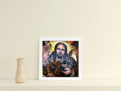Oil painting portrait of Jesus Christ by Alexander Litvinov
