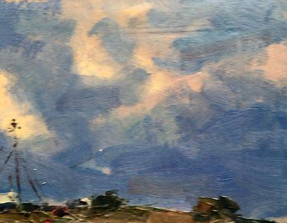 Oil painting field