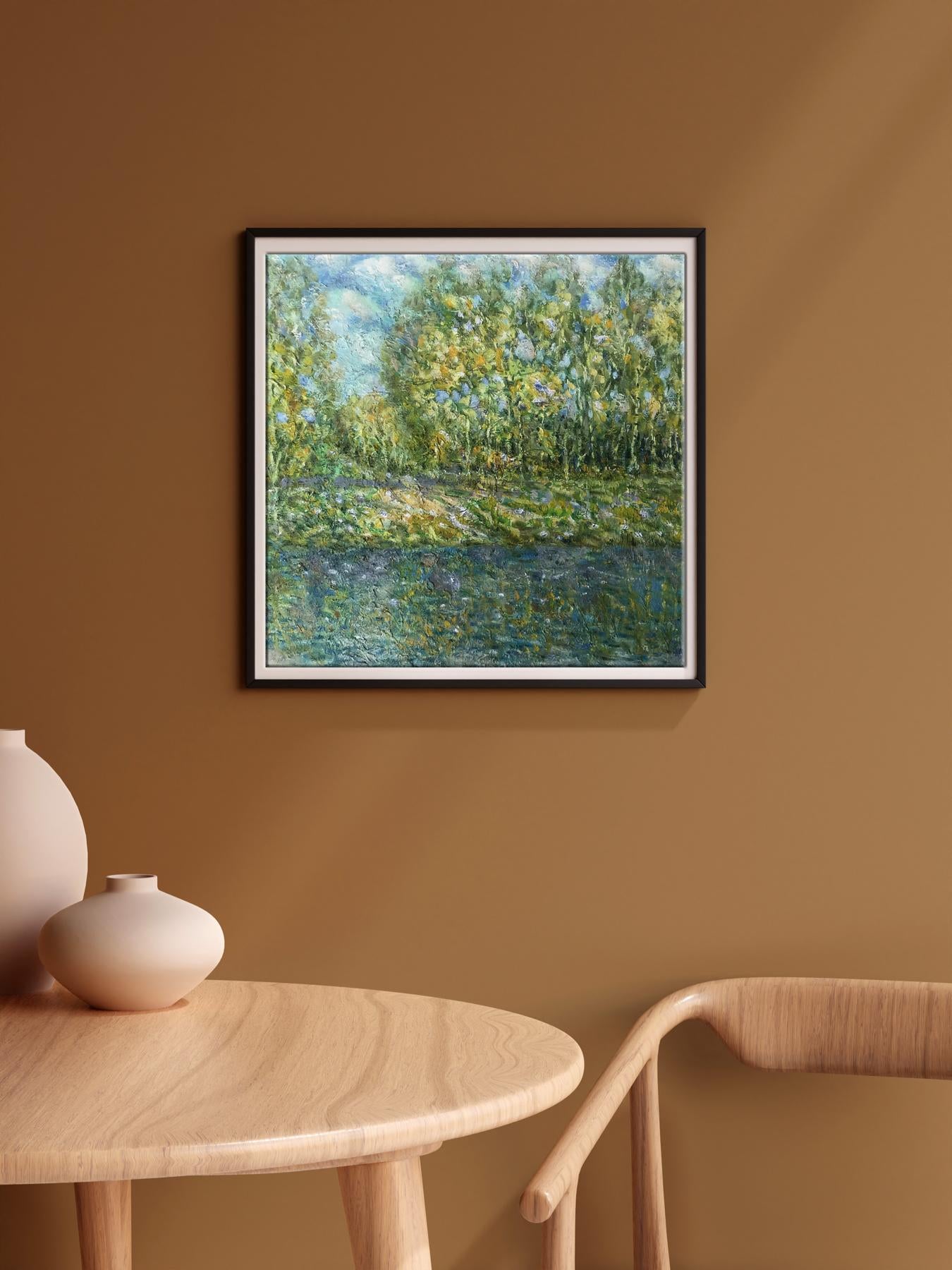 landscape painting room decor