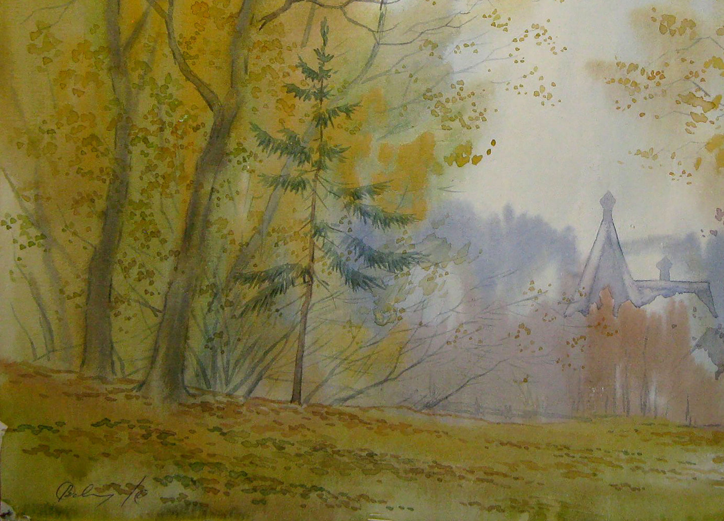 Autumn Rural landscape 