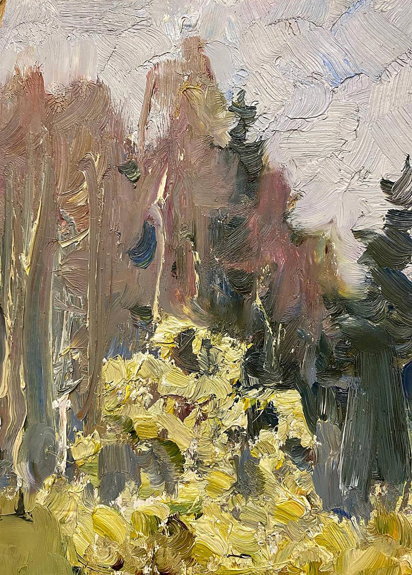 Impressionistic oil painting Silence by Singaevsky Vladimir Ivanovich
