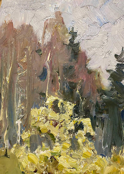Impressionistic oil painting Silence by Singaevsky Vladimir Ivanovich