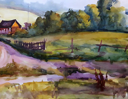 Village landscape 
