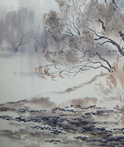 Savenets Valery's depiction of winter through watercolor