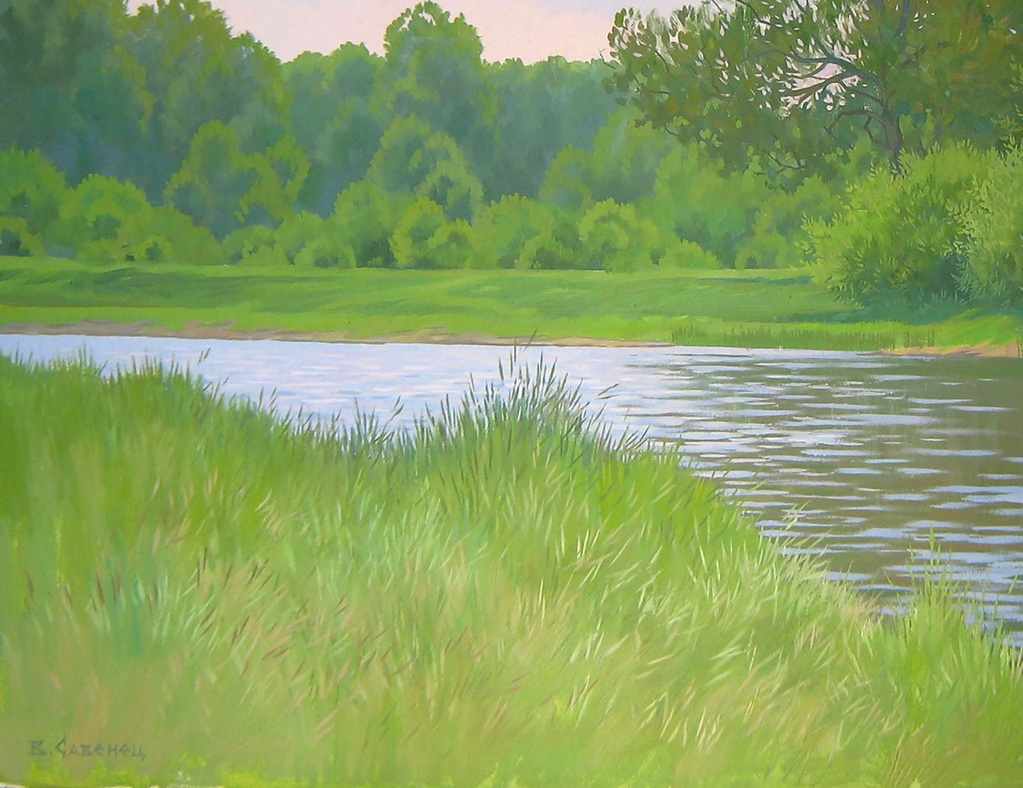 Oil Painting Forest Nature Landscape 