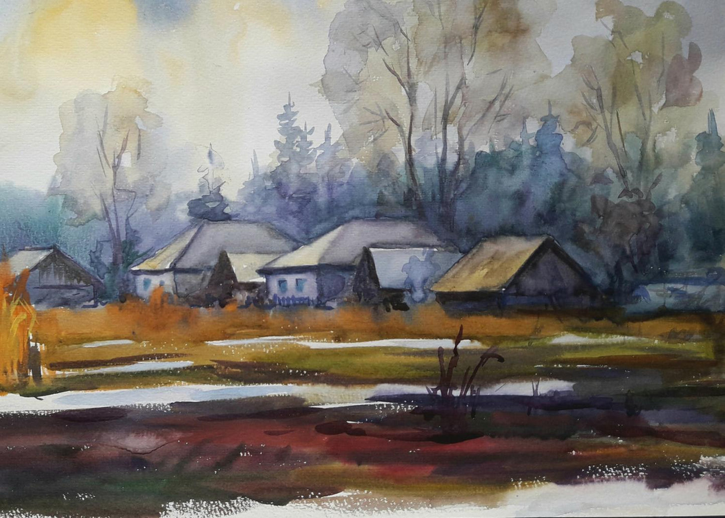 Village landscape 